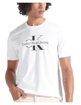 Camiseta Disrupted Outline Monologo Calvin Klein