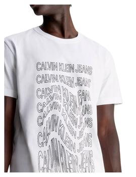 Camiseta Instituonal Warp Calvin Klein Jeans