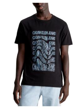 Camiseta Instituonal Warp Calvin Klein Jeans