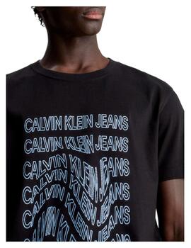 Camiseta Instituonal Warp Calvin Klein Jeans