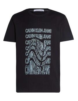 Camiseta Instituonal Warp Calvin Klein Jeans