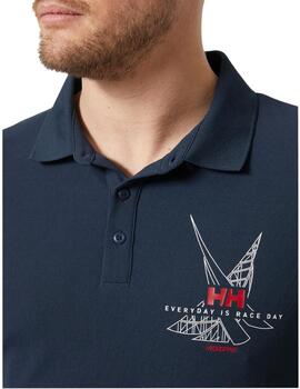 Polo HP Race azul Helly Hansen