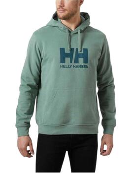 Sudadera HH logo verde Helly Hansen