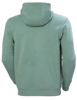 Sudadera HH logo verde Helly Hansen