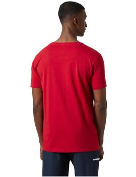 Camiseta Shoreline roja Helly Hansen