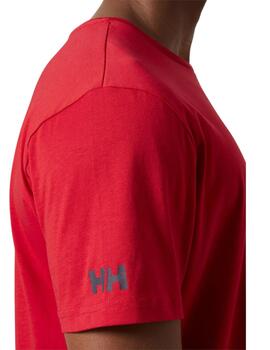 Camiseta Shoreline roja Helly Hansen