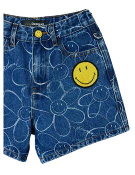 Shorts vaqueros Smiley Aike Desigual