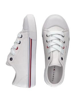 Zapatilla Bassa Allacciata white Tommy Hilfiger