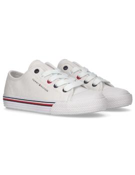 Zapatilla Bassa Allacciata white Tommy Hilfiger