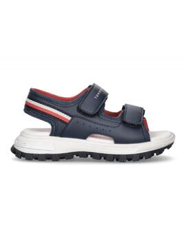 Sandalia Stripes Velcro Tommy Hilfiger