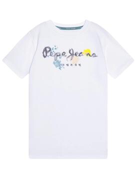 Camiseta Redell White Pepe Jeans