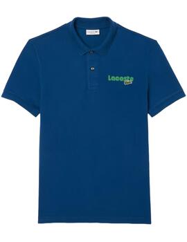 Polo Ribbed Blue Lacoste