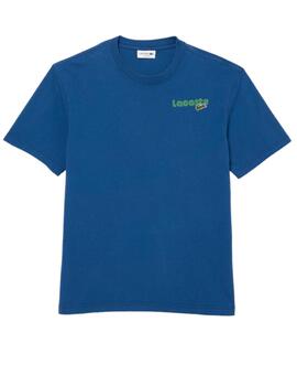 Camiseta Azul Lacoste