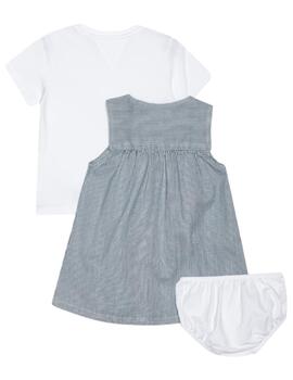 Peto Baby Striped Dress Tommy Hilfiger