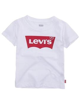 Camiseta blanca logo rojo Levi´s