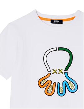Camiseta Logo Estampado El Pulpo