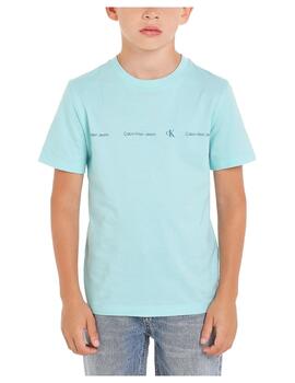 Camiseta Blue Minimalistic Calvin Klein