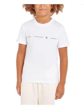 Camiseta White Minimalistic Logo Calvin Klein