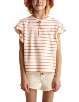 Camiseta Stripes Coral Scalpers