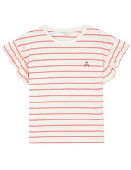 Camiseta Stripes Coral Scalpers
