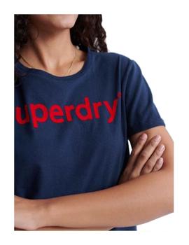 Camiseta de corte cuadrado Flock Superdry