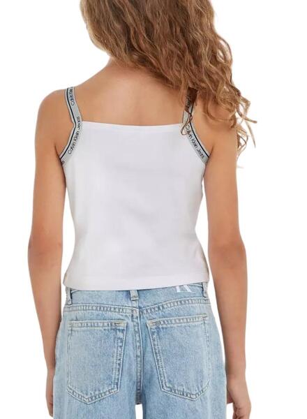 Top Tape Strap White Calvin Klein