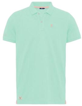 Polo Basic Logo Verde El Pulpo