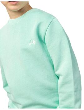 Sudadera Classic Verde Agua Scotta