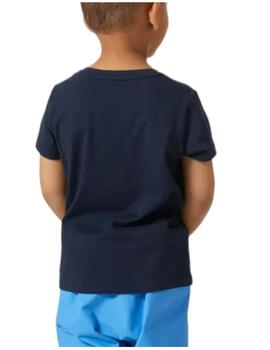 Camiseta Jr Logo Navy Helly Hansen