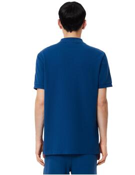 Polo Ribbed Blue Lacoste