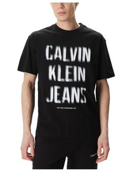 Camiseta illusion logo Calvin Klein