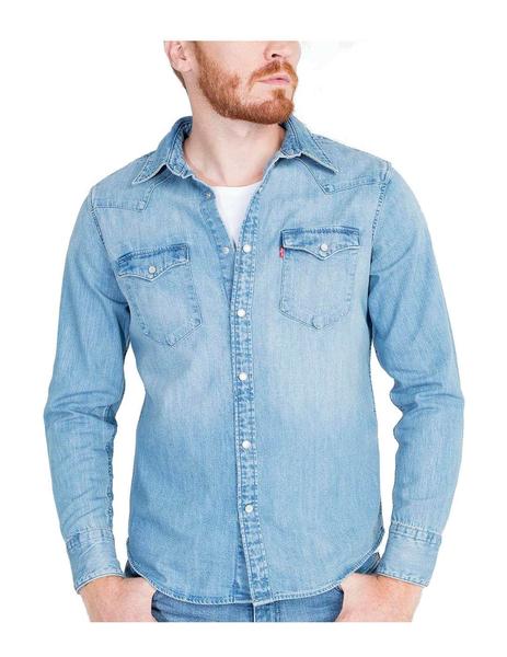 Camisa vaquera 2025 negra levis
