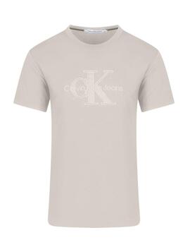 Camiseta Monologo applique Calvin Klein