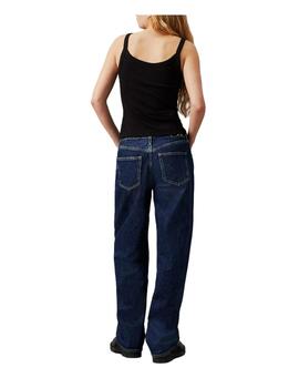 Top Woven Label Rib Calvin Klein