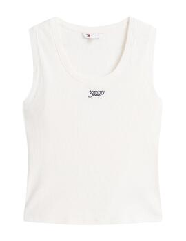 Top Script Rib Tank Tommy Jeans