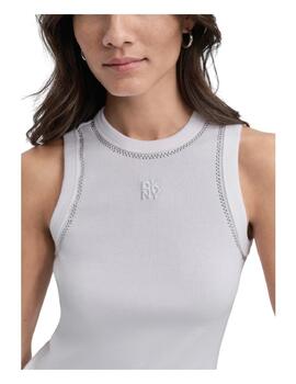 Top Rhinestone at neck DKNY
