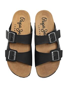Sandalia bio double velour Pepe Jeans