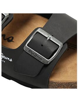 Sandalia bio double velour Pepe Jeans