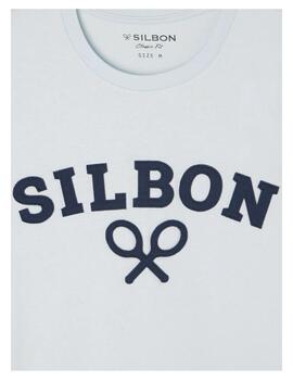 Camiseta Raqueta Celeste Silbon