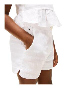 Short Textured Cotton Tommy Hilfiger