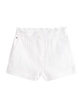 Short Textured Cotton Tommy Hilfiger