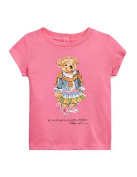 Camiseta rosa oso Polo Ralph Lauren
