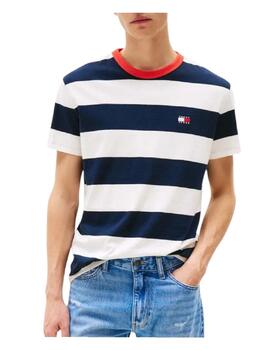 Camiseta Reg Bold Stripe Tommy Jeans