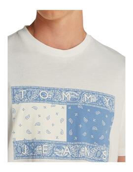Camiseta Paisley Flag Tommy Jeans