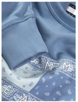 Sudadera Paisley Flag Crew Tommy Jeans