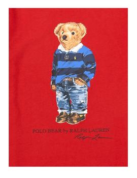 Camiseta roja oso Polo Ralph Lauren