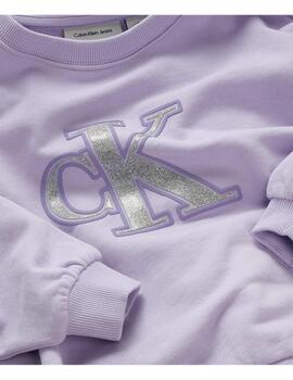 Sudadera Metalic Calvin Klein