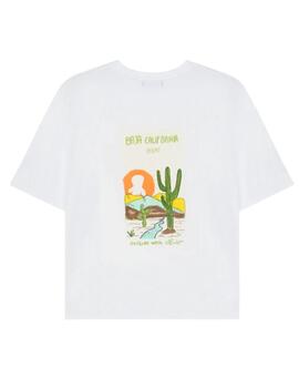 Camiseta Explore Desert  Blanco El Pulpo