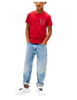 Camiseta Roja Tommy Hilfiger