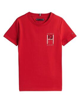 Camiseta Roja Tommy Hilfiger